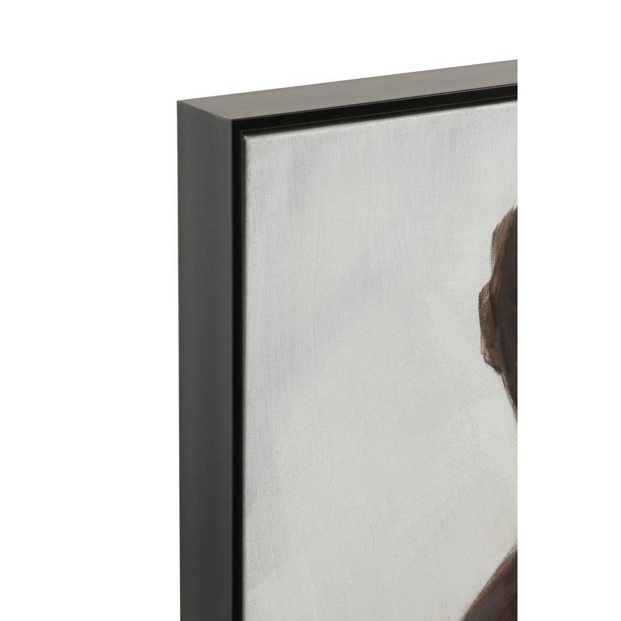 Voir la diapositive 2 : J-LINE Tableau peinture déco  3 femmes africaines  120cm multicolore