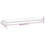 Voir la diapositive 6 : VIDAXL Coussins de banc de jardin lot de 2 rose tissu Oxford