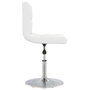 Voir la diapositive 4 : VIDAXL Tabouret de bar Blanc Similicuir