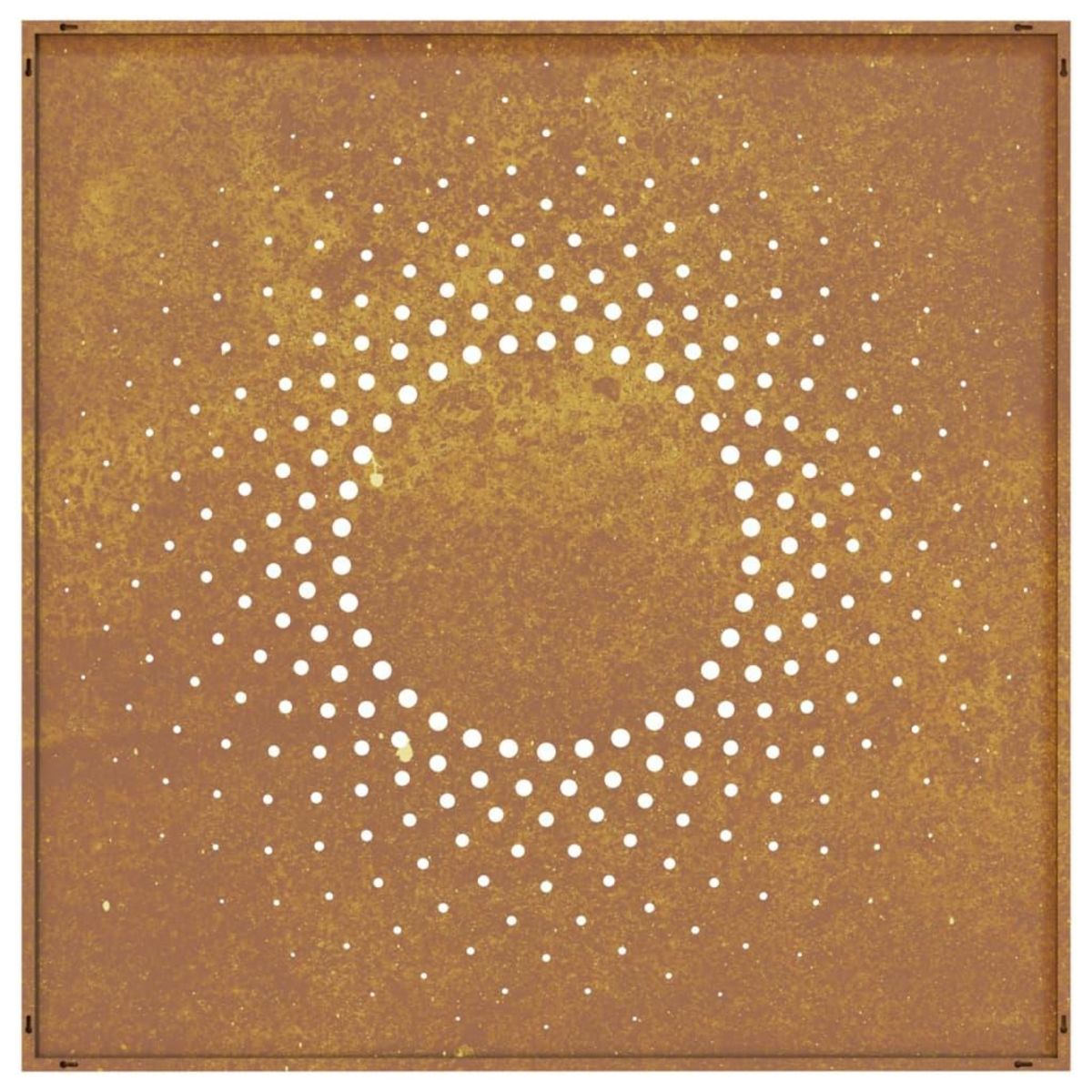 VIDAXL Decoration murale jardin 55x55 cm acier corten design du soleil