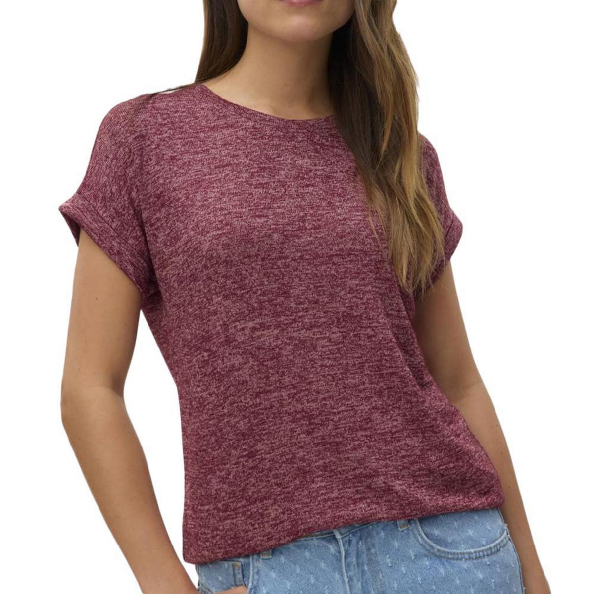 Vero Moda T-Shirt  Chiné Femme Vero Moda Brianna 10291353