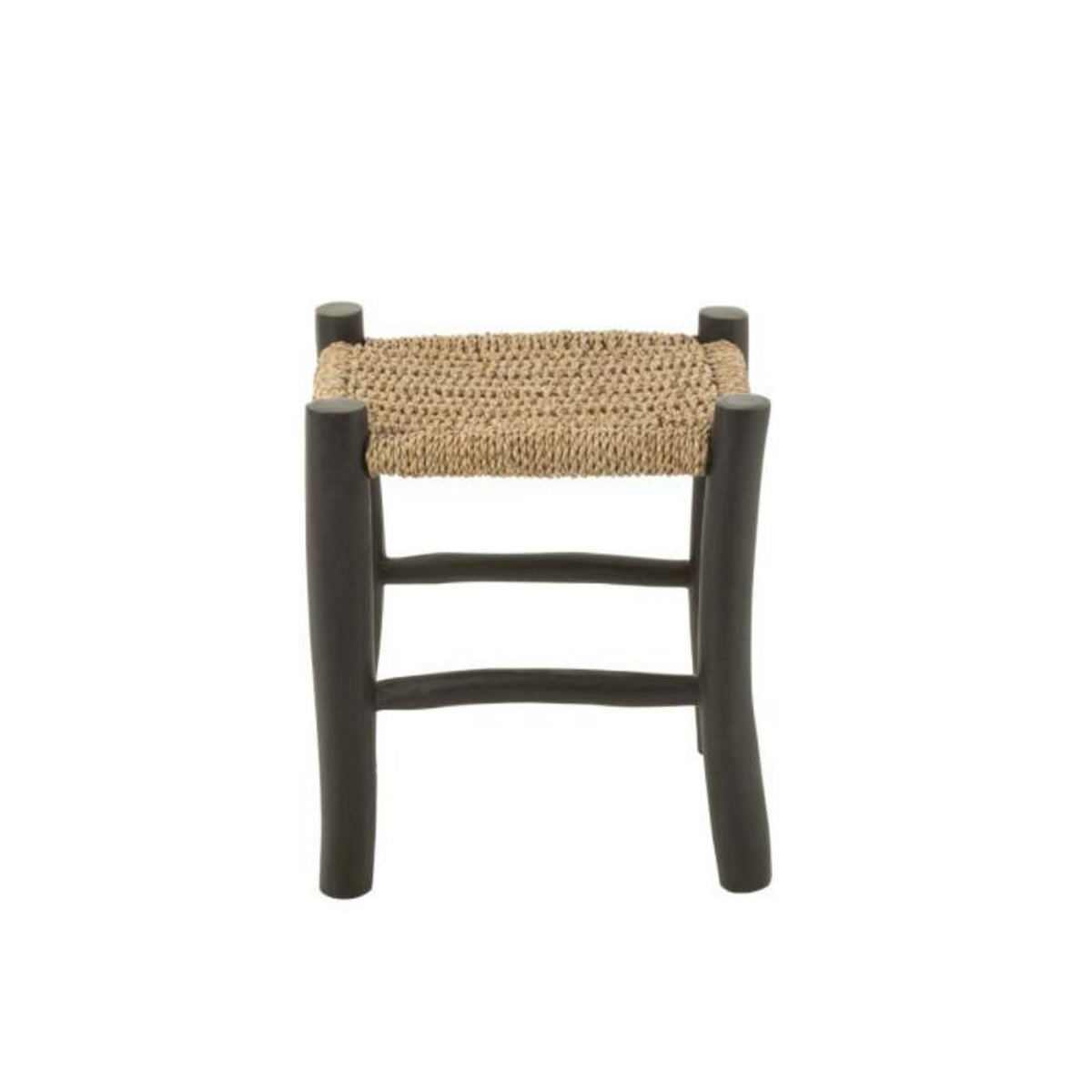 Paris Prix Tabouret en Teck  Weldon  45cm Naturel & Noir