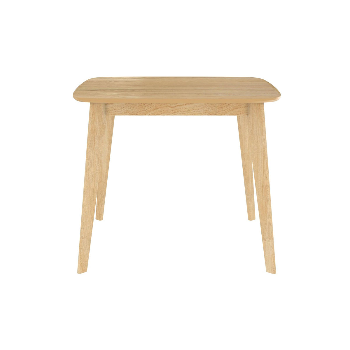 Rendez vous déco Table carrée 4 personnes en bois clair naturel 90 cm - Julio