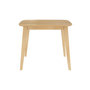 Voir la diapositive 6 : Rendez vous déco Table carrée 4 personnes en bois clair naturel 90 cm - Julio