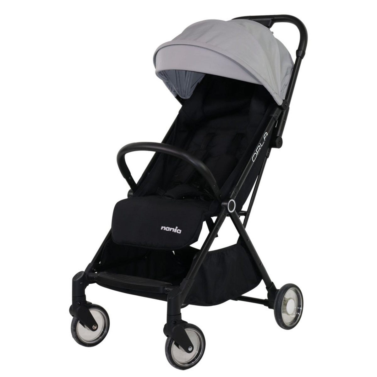 NANIA Poussette combinée 3 en 1 ORLA + Siège auto BEONE + nacelle poussette FLORA