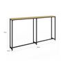 Voir la diapositive 5 : ID MARKET Console bout de canapé DETROIT table d'appoint gain de place design industriel