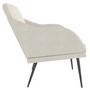 Voir la diapositive 4 : VIDAXL Banc Creme 110x76x80 cm Velours