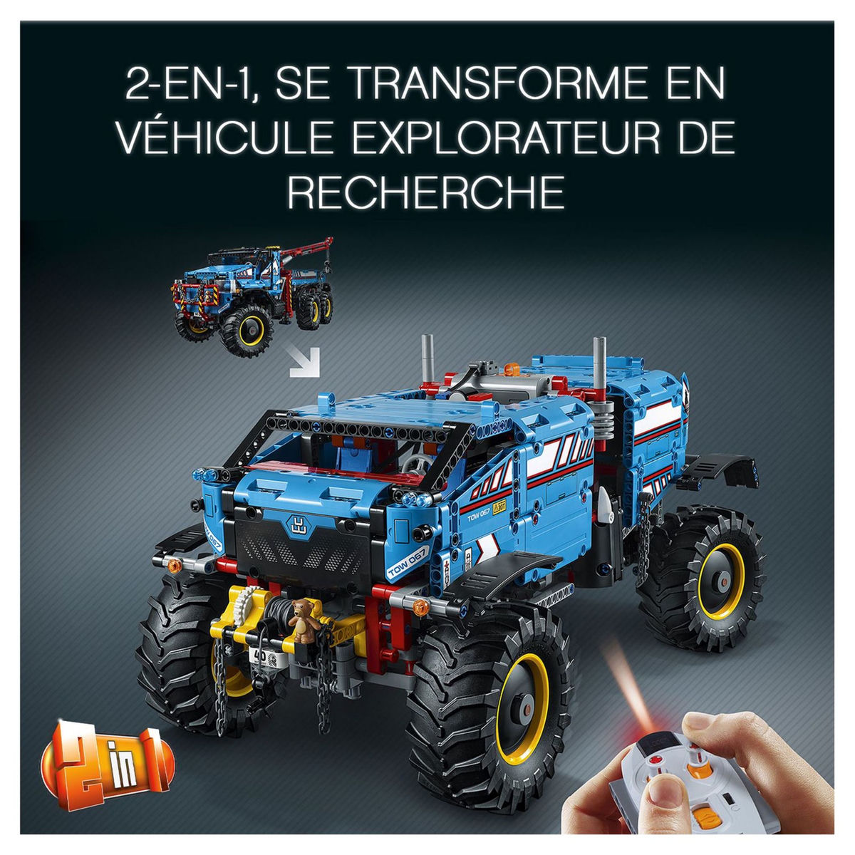 LEGO Technic 42070 - La dépanneuse tout-terrain 6x6