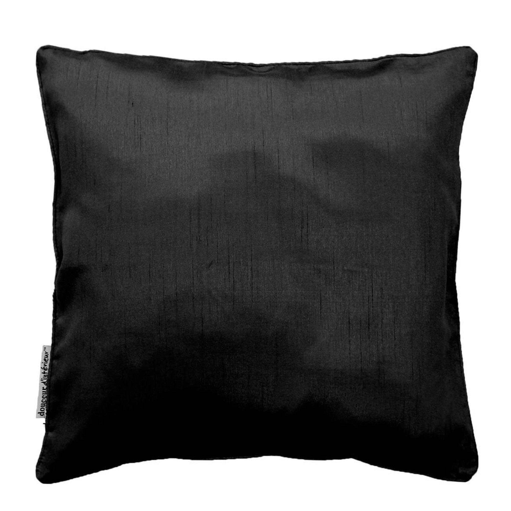 Douceur d'Intérieur Housse de coussin  shana  40x40cm noir