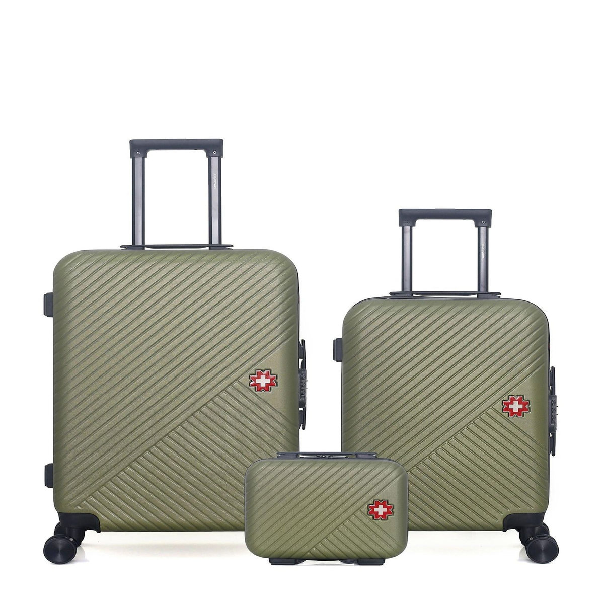 SWISS KOPPER SWISS KOPPER - LOT DE 3 - Valise Week-end, Valise Cabine et Vanity SPIEZ