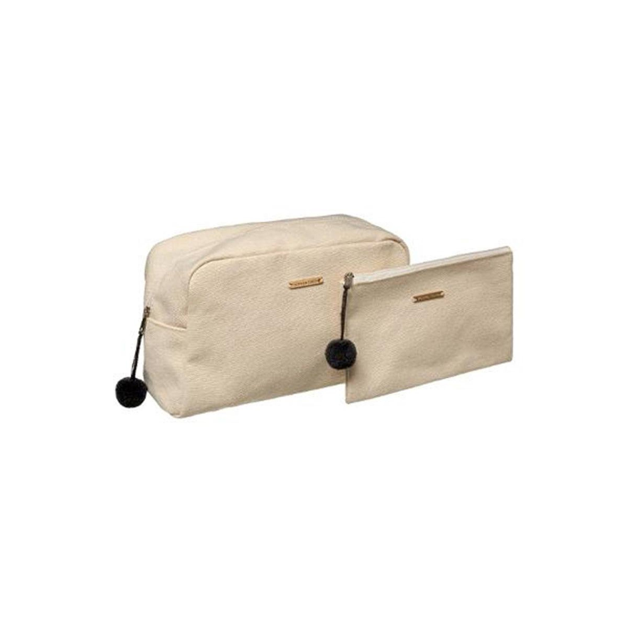 Voir la diapositive 1 : FIVE Lot de 2 trousses de toilette  modern  26cm blanc