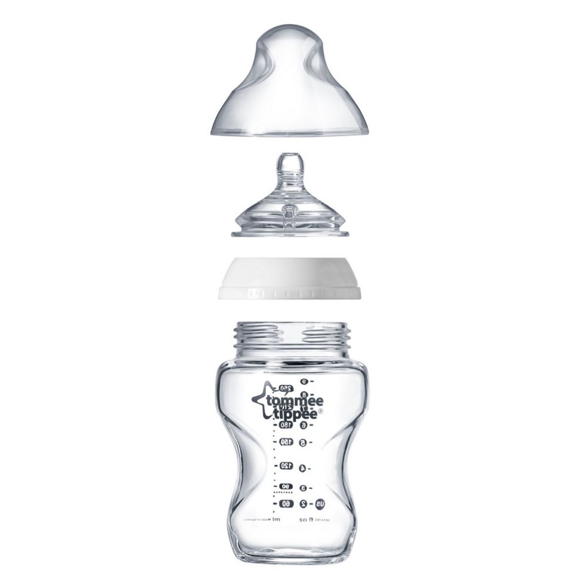 TOMMEE TIPPEE Biberon en verre 250ml Closer to Nature