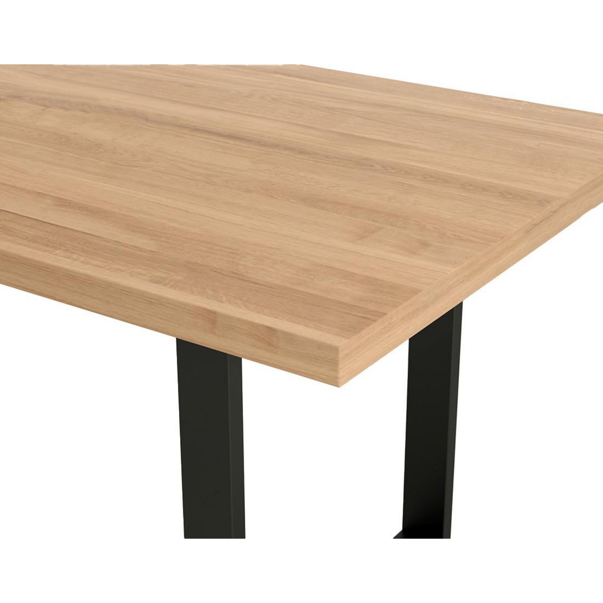 LISA DESIGN Jessie - table à manger - chêne et hêtre massif - 180 cm