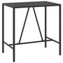 Voir la diapositive 5 : VIDAXL Ensemble de bar jardin 7 pcs noir poly rotin/bois massif acacia