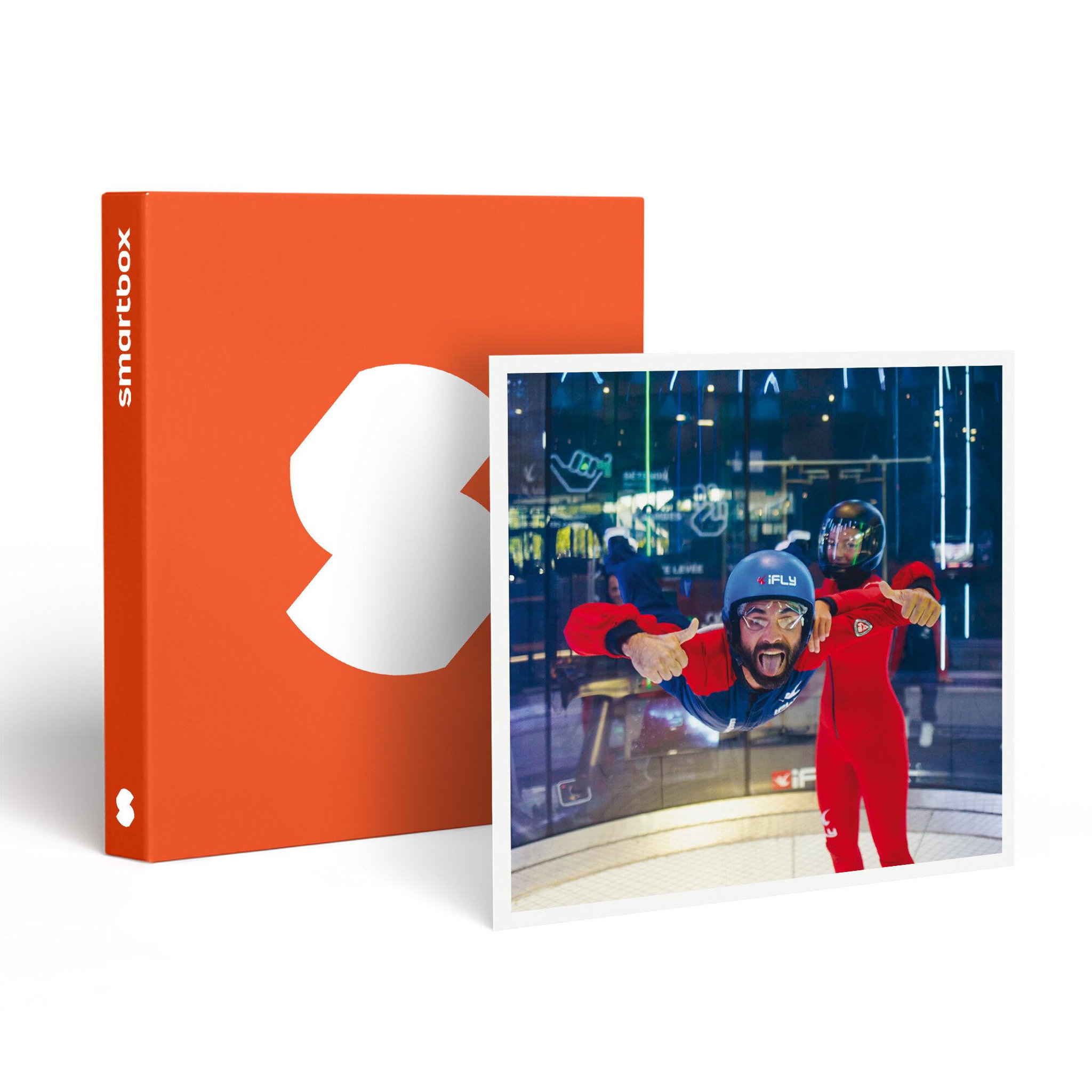 Smartbox 2 vols en chute libre indoor avec ifly lyon - coffret cadeau sport & aventure