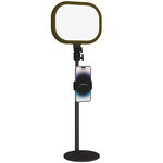 HOMCOM Lampe de bureau LED lampe de table dimmable 5 modes de couleur réglable port USB timer support téléphone noir