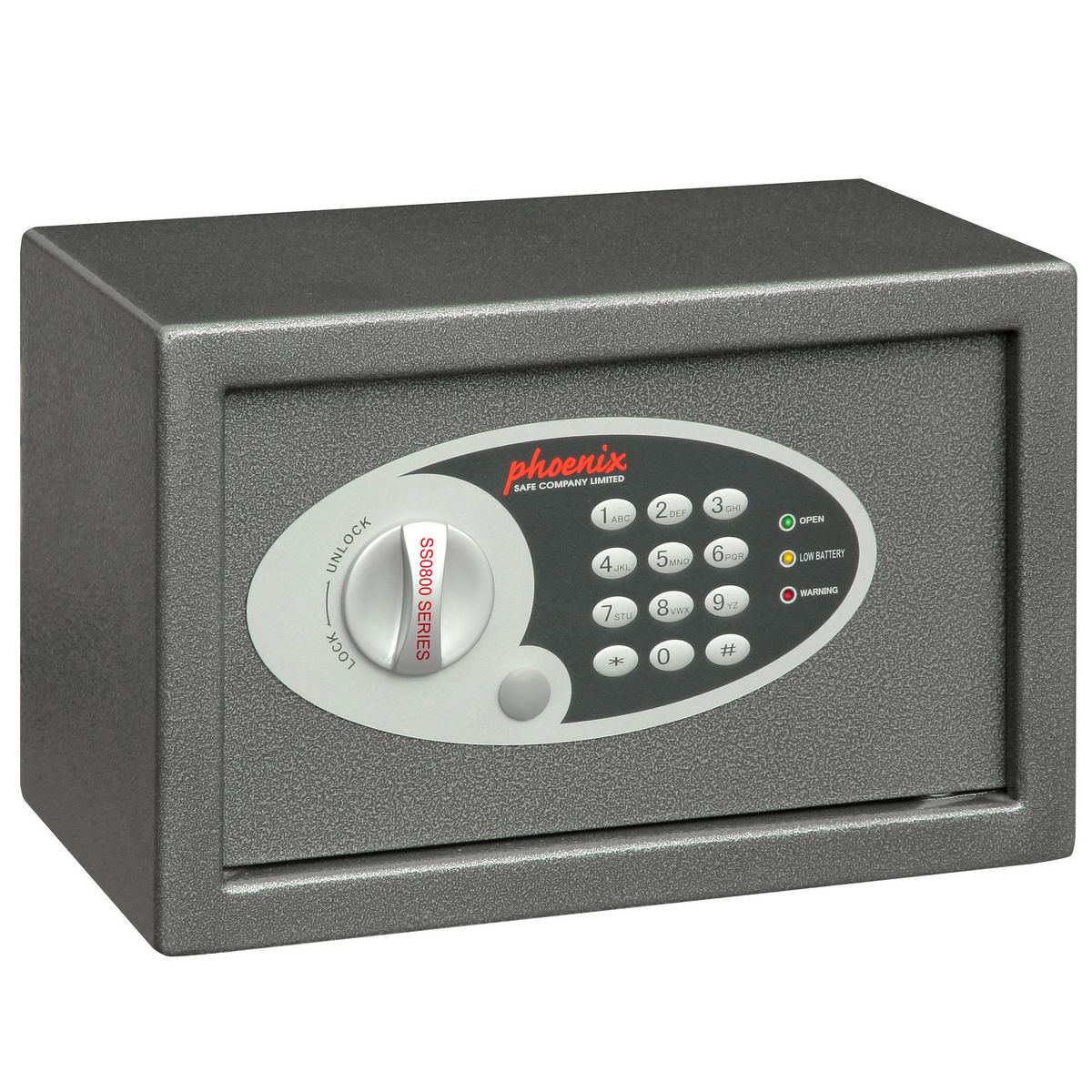PHOENIX Coffre-fort à poser SS0801E - Combinaison électronique 8.5 L