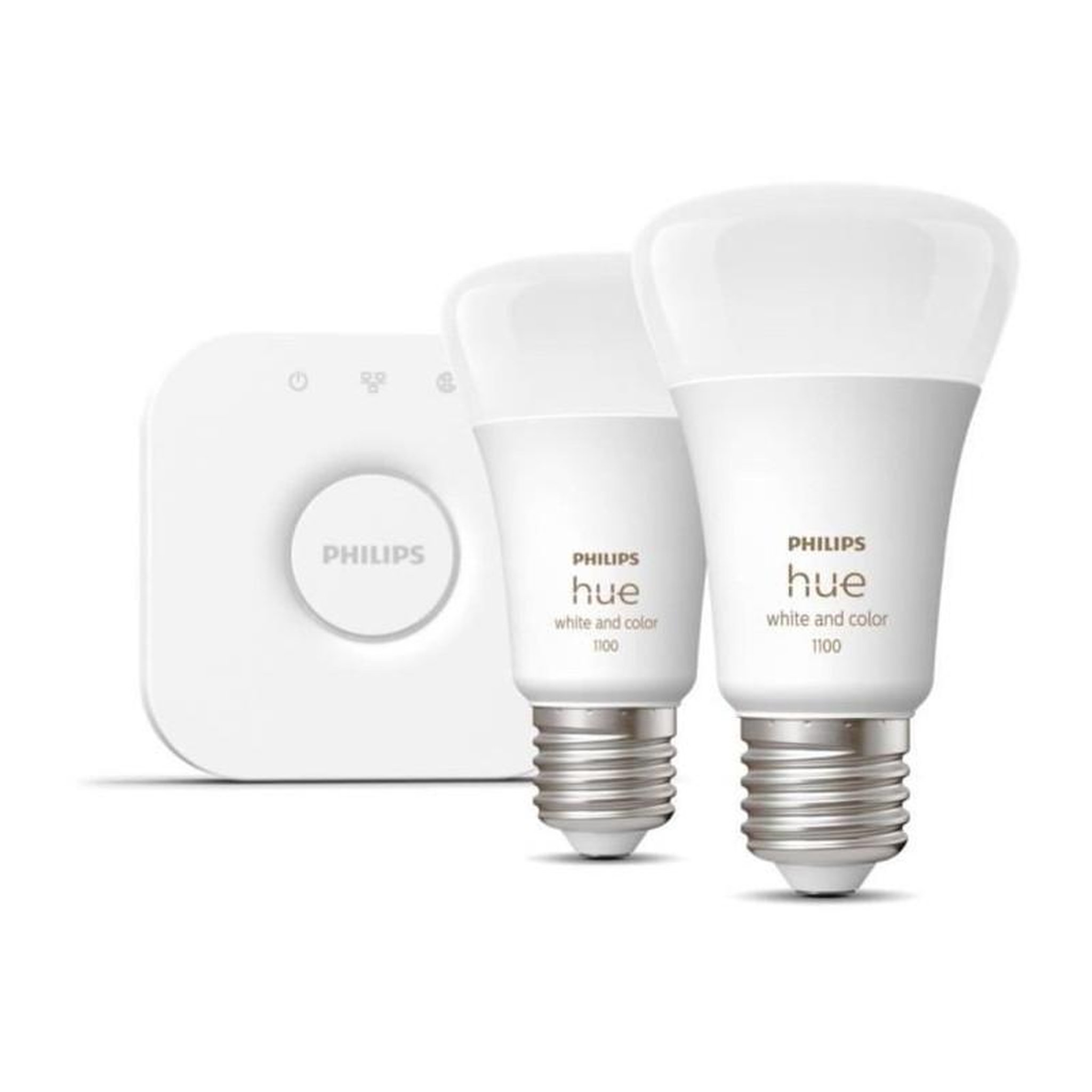 Voir la diapositive 2 : PHILIPS HUE MAISON CONNECTEE PHILIPS HUE HUE-KIT-WC-E27
