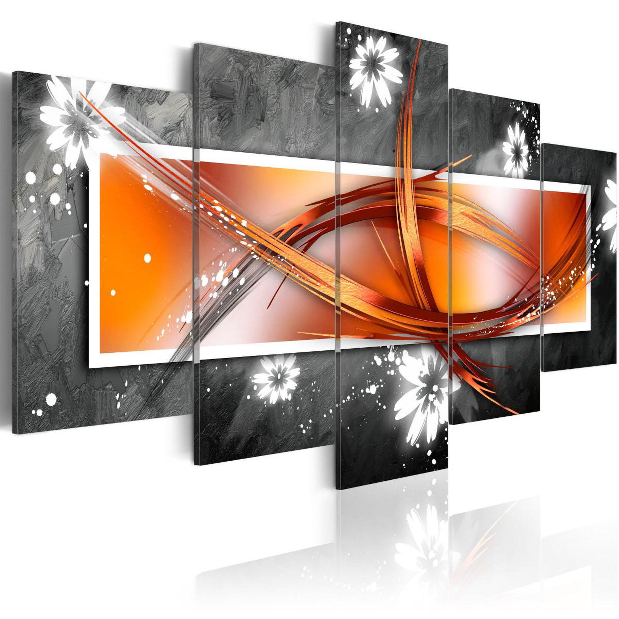 Voir la diapositive 1 : Paris Prix Tableau Imprimé  Fleurs & Abstraction