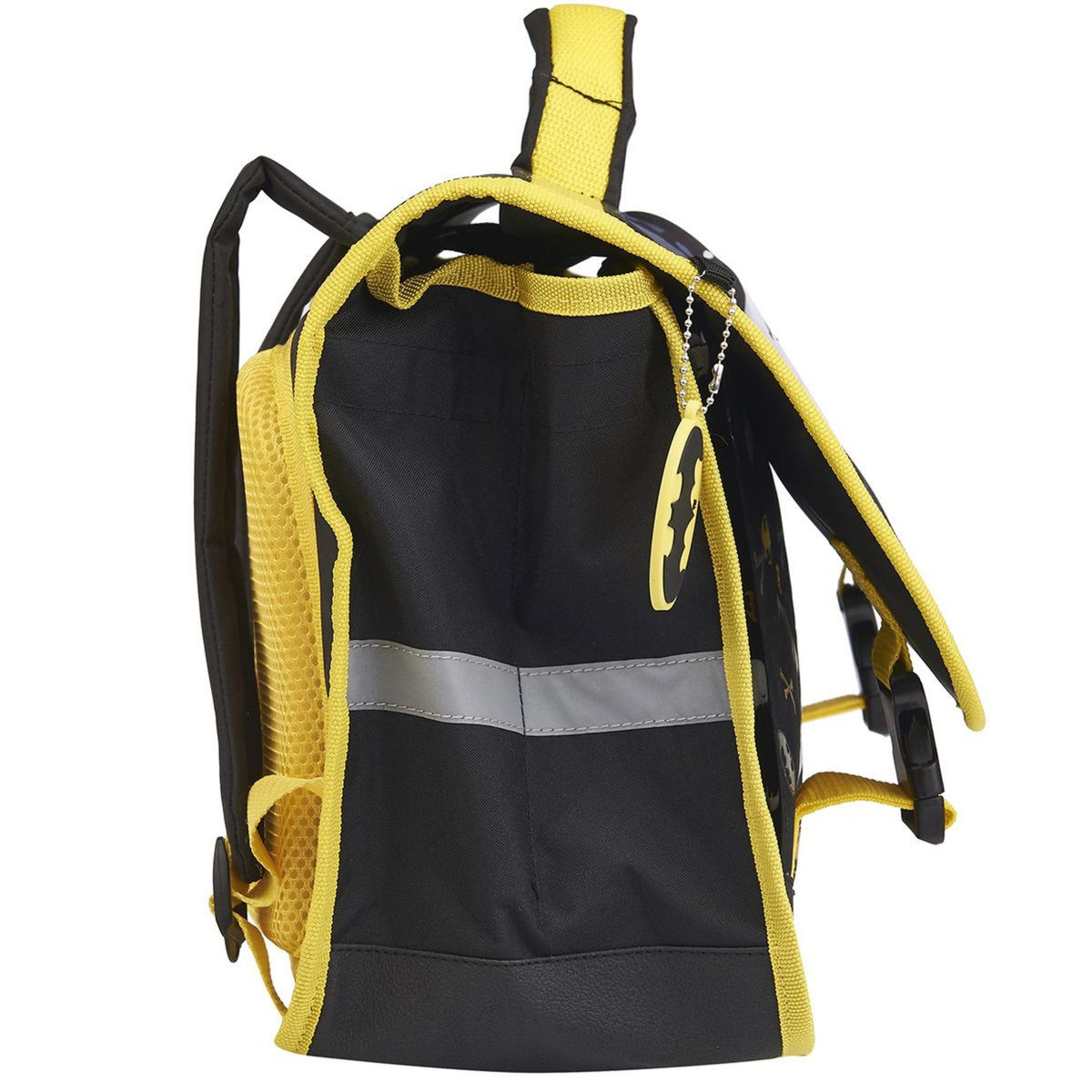 DC COMIC'S Cartable 41 cm CM1/CM2 noir et jaune Batman