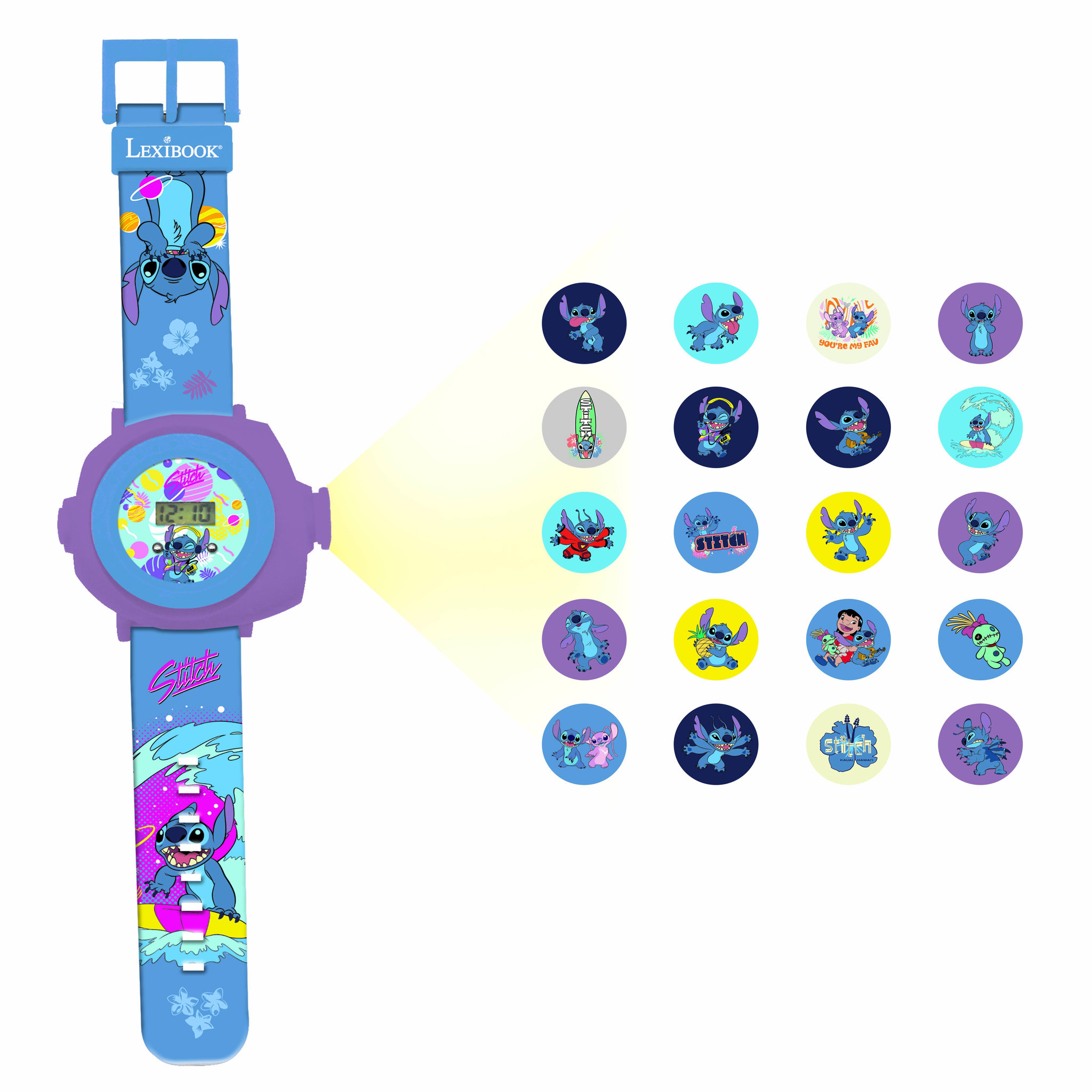 Lexibook Montre digitale avec projection Stitch