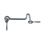 CENTRALE BRICO Crochet contrevent acier prépeint, H.35 x L.80 x P.20 mm