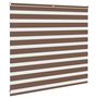 Voir la diapositive 4 : VIDAXL Store zebre marron 165x100cm largeur du tissu 160,9cm polyester