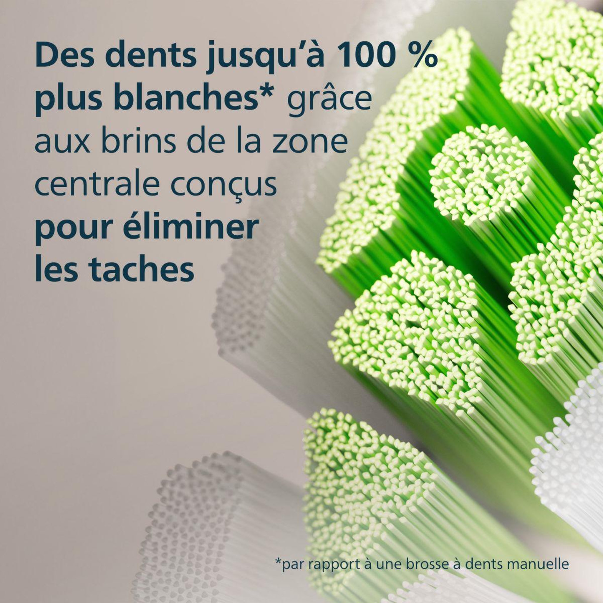 Voir la diapositive 3 : Philips Brossette dentaire sonicare lot de 2 - hx6062/87 white optimal w2
