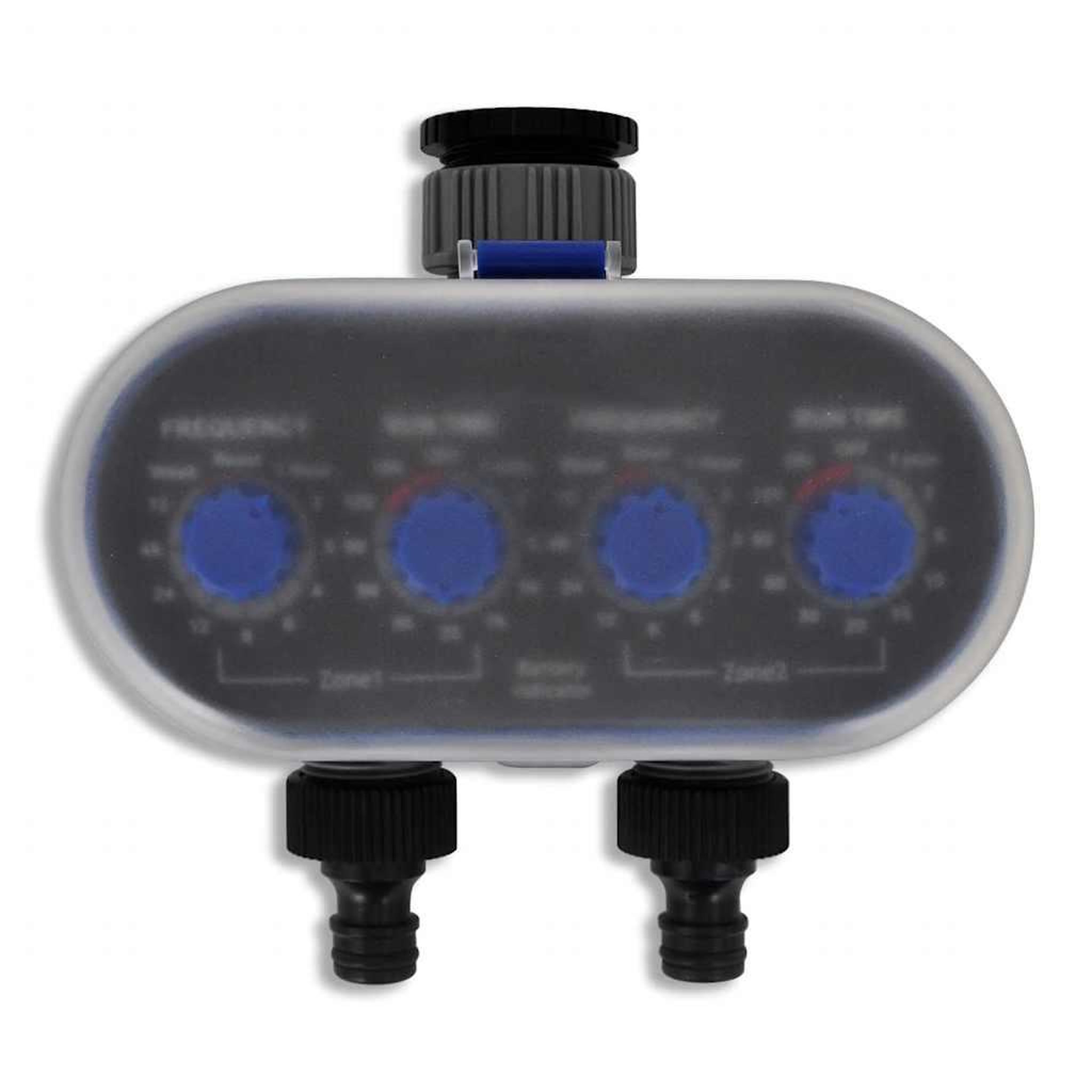 Voir la diapositive 2 : VIDAXL Minuterie d'arrosage automatique electronique de jardin double sortie