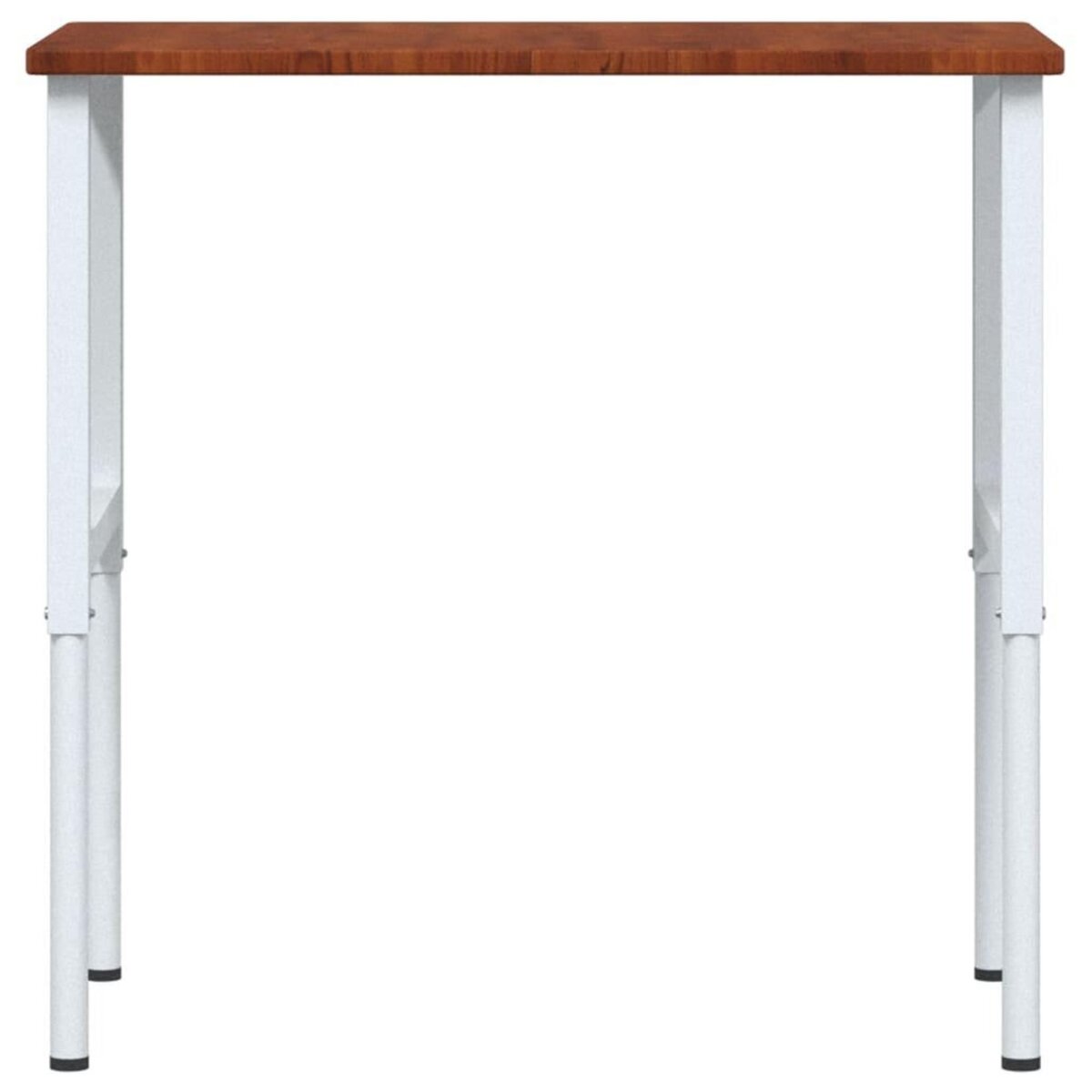 VIDAXL Etabli marron fonce bois de chene massif rectangulaire