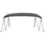 Voir la diapositive 3 : VIDAXL Auvent bimini a 4 arceaux Anthracite 243x(230-244)x137 cm