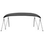 Voir la diapositive 3 : VIDAXL Auvent bimini a 4 arceaux Anthracite 243x(230-244)x137 cm