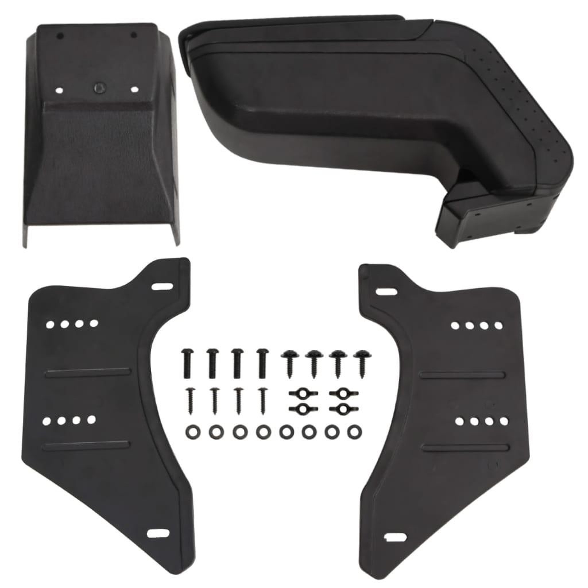 VIDAXL Accoudoir de voiture universel noir 14x30x(32-48,5) cm ABS