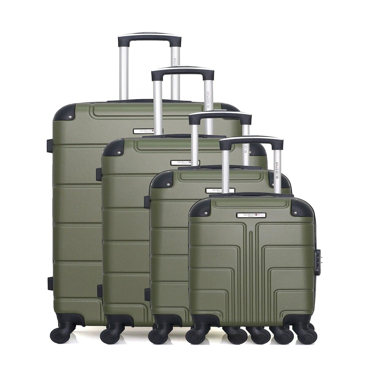 BLUESTAR BLUESTAR - Set de 4 Valises OTTAWA-M 75 cm 4 Roues
