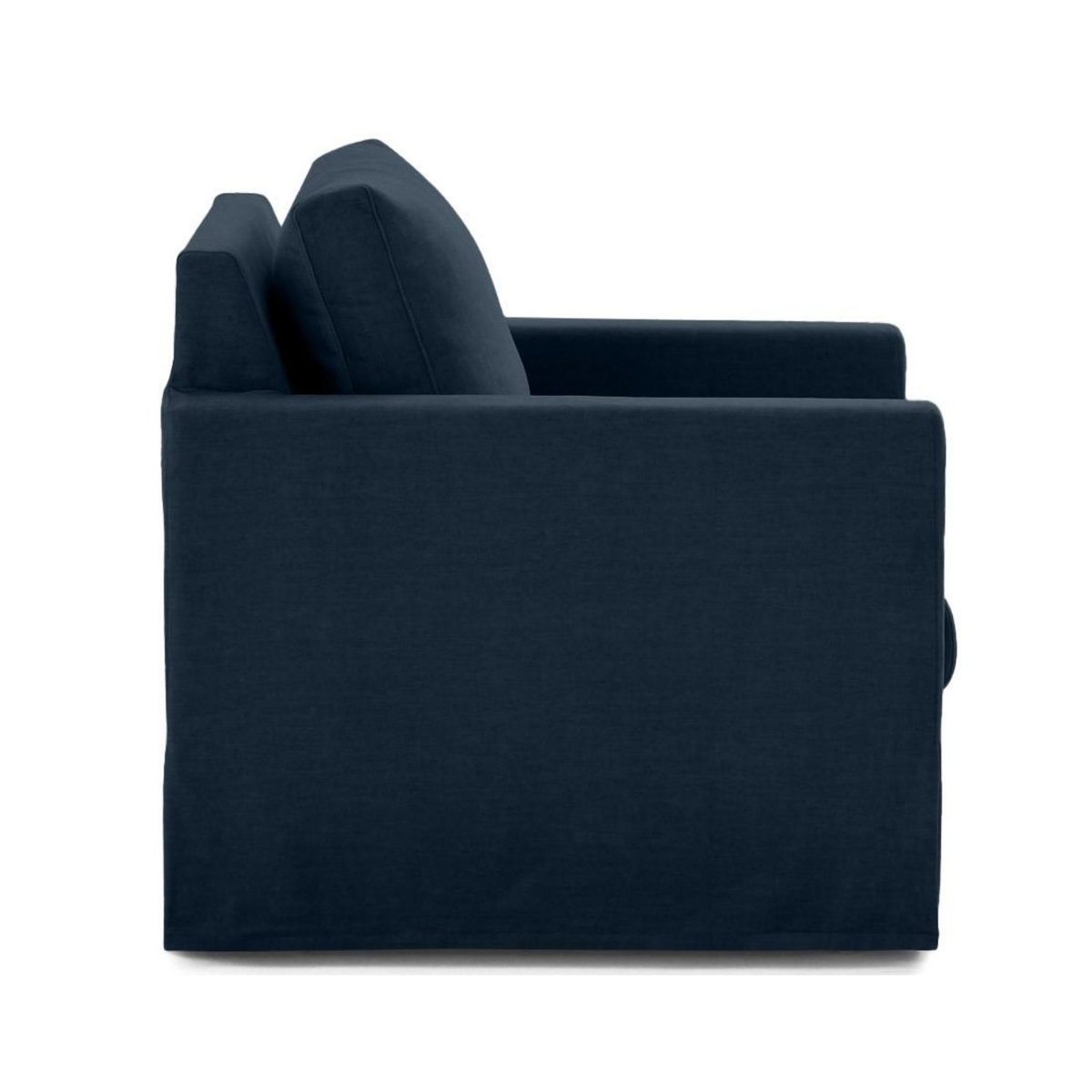 LISA DESIGN Serena - fauteuil déhoussable en velours