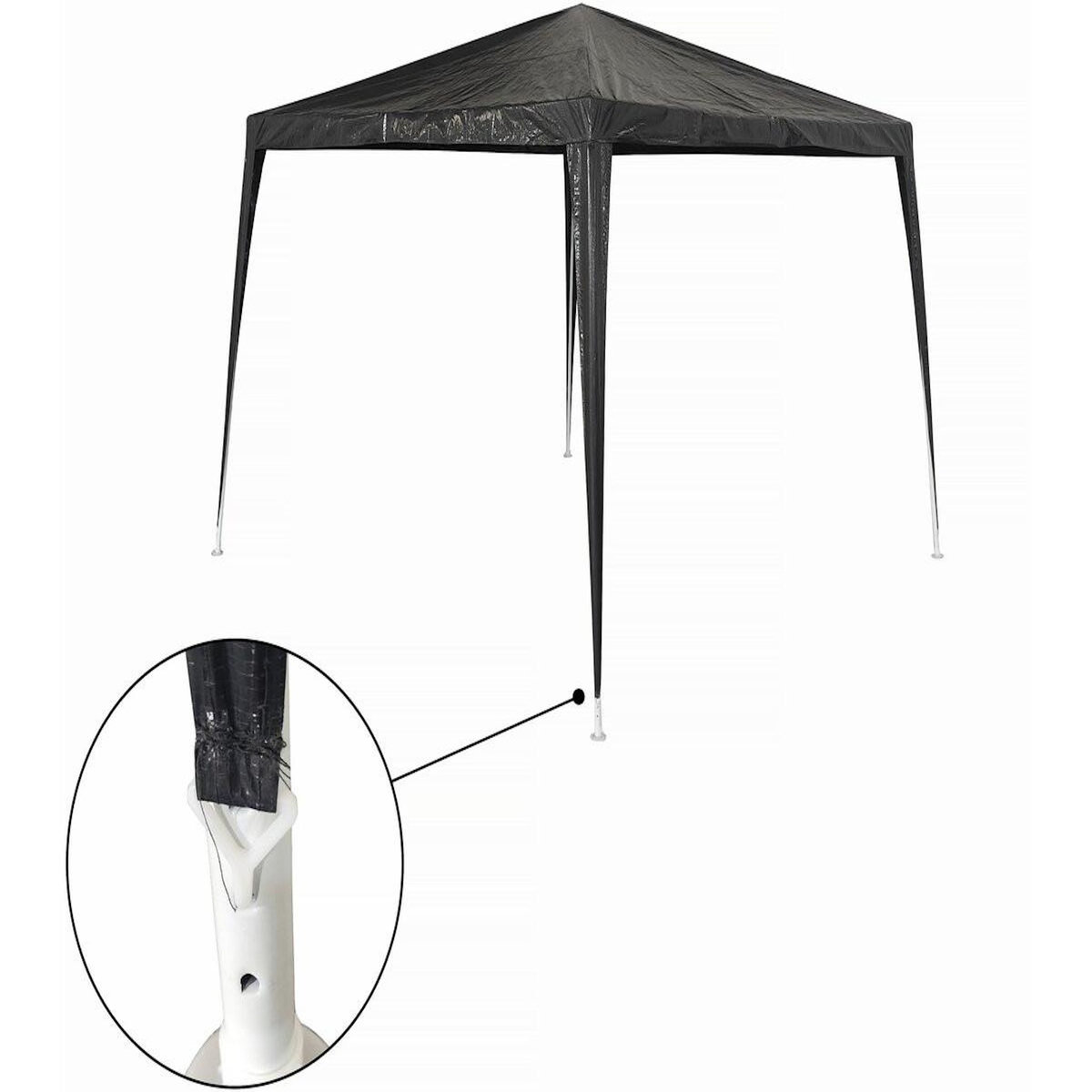 Habitat et Jardin Tonnelle de jardin  Natacha 3  - 3 x 3 m - Gris