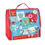 Voir la diapositive 1 : Hape Kit du petit Docteur Hape Jeu d'imitation coloré