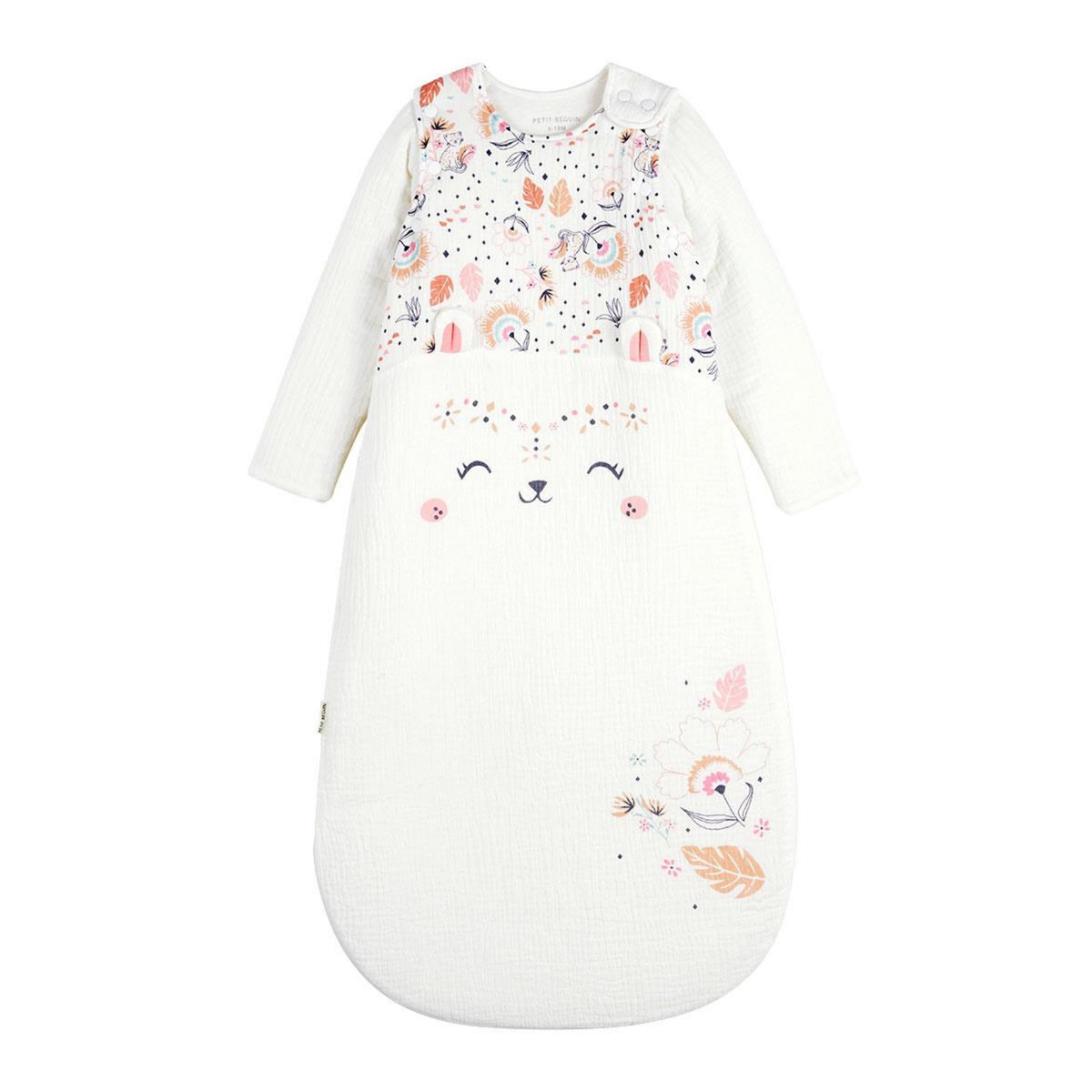 Petit Béguin Gigoteuse TOG 2 en gaze de coton avec manches amovibles Masha