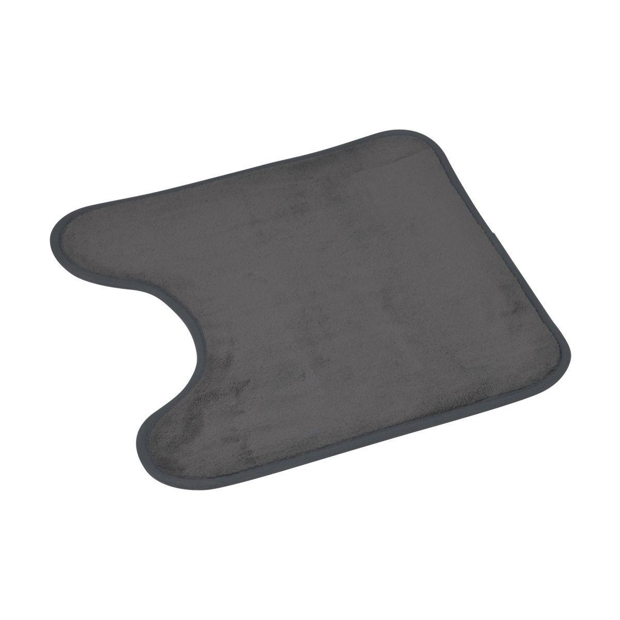 Voir la diapositive 1 : Douceur d'Intérieur Tapis Contour WC  Vitamine II  45x45cm Anthracite