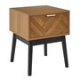 Voir la diapositive 1 : The Home Deco Factory Table de chevet en bois FELIX