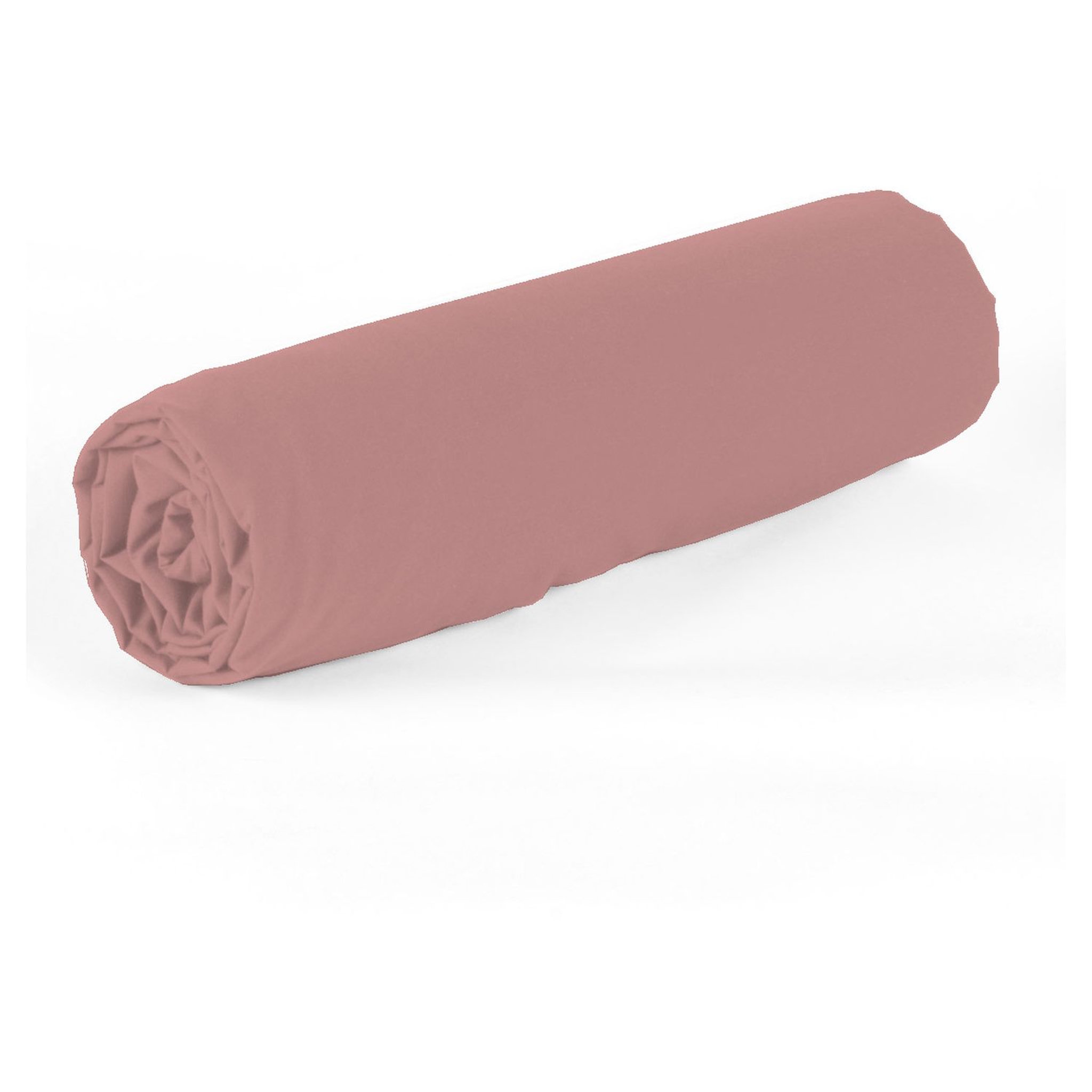 Voir la diapositive 2 : Drap housse uni en coton 47 fils 