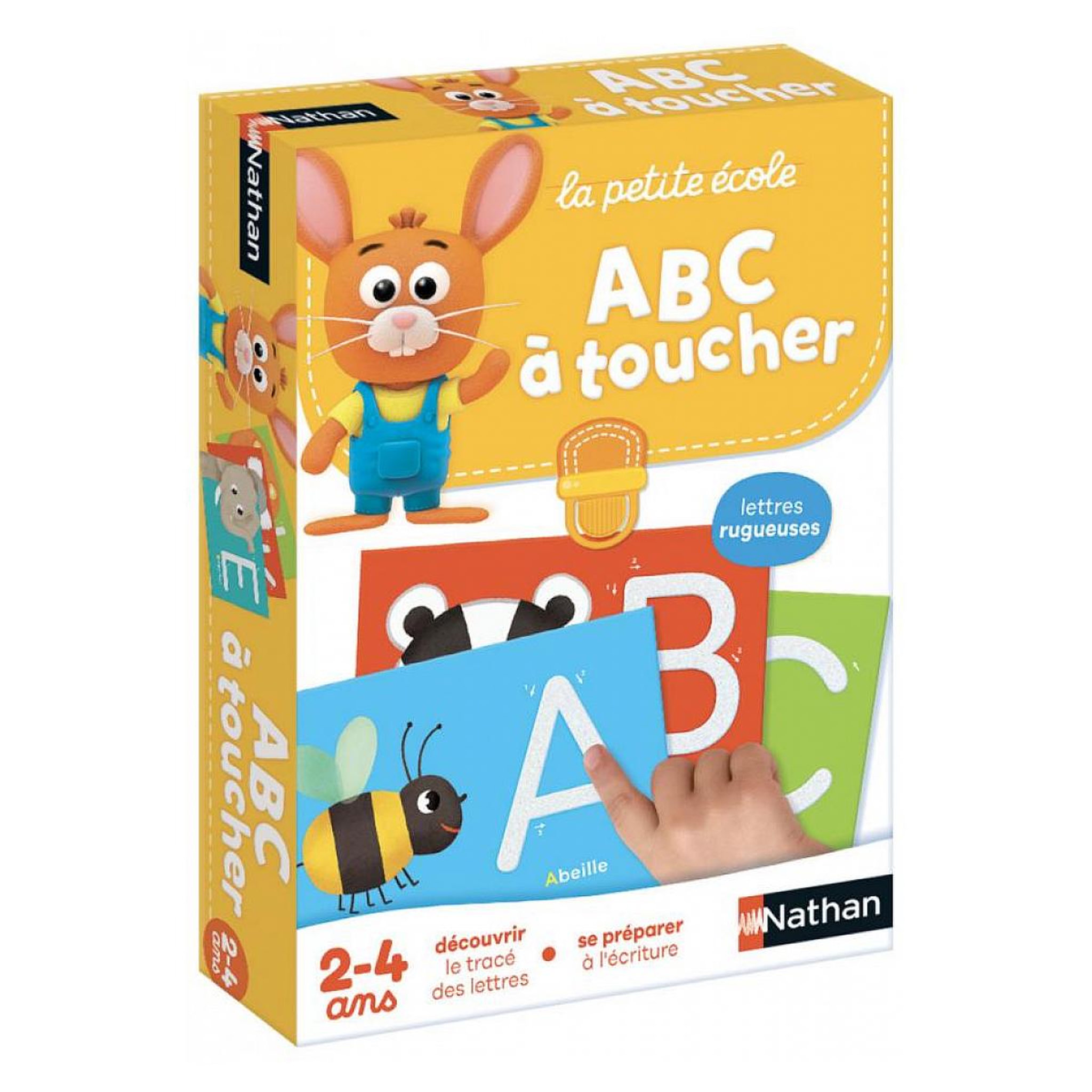 Nathan Abc a toucher - jeu d apprentissage des lettres