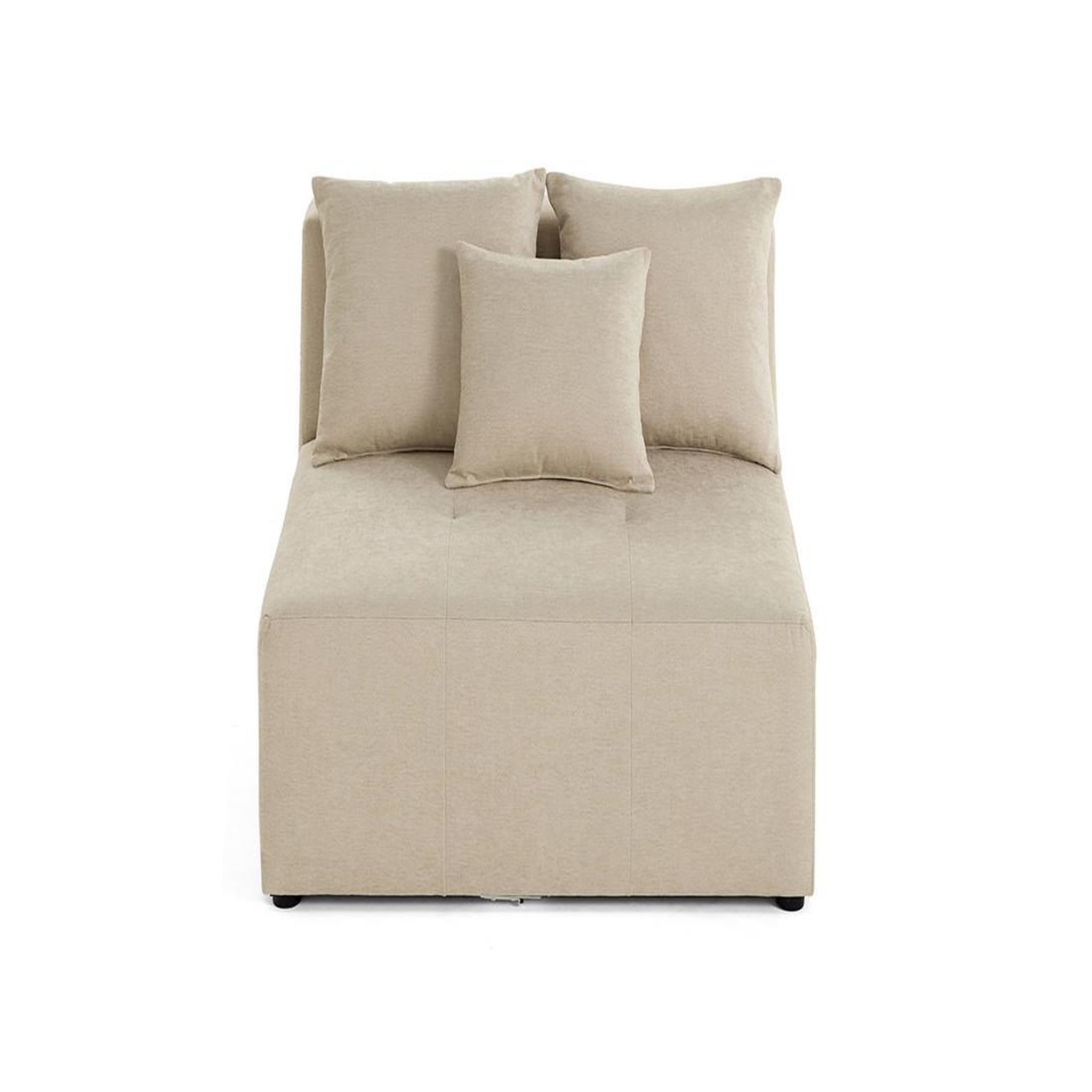Voir la diapositive 6 : LISA DESIGN Amalfi - module d'assise sans accoudoirs - 1 place - en tissu
