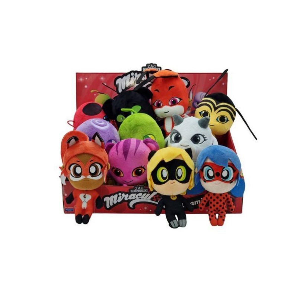 BANDAI Peluche Ziggy 15 cm - BANDAI - Miraculous - Douce peluche Kwami