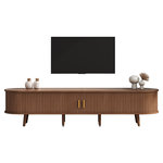 MERAX Meuble tv. Coloris disponibles : Marron