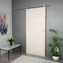 Voir la diapositive 3 : VIDAXL Kit fixation porte coulissante 183 cm Acier inoxydable Argente