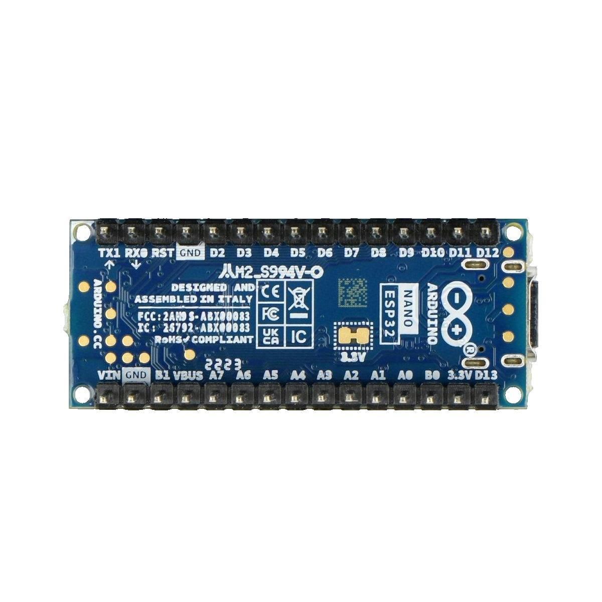 Arduino Carte de développement Arduino Arduino Nano ESP32 ESP32-S3 Wi-Fi et Bluetooth