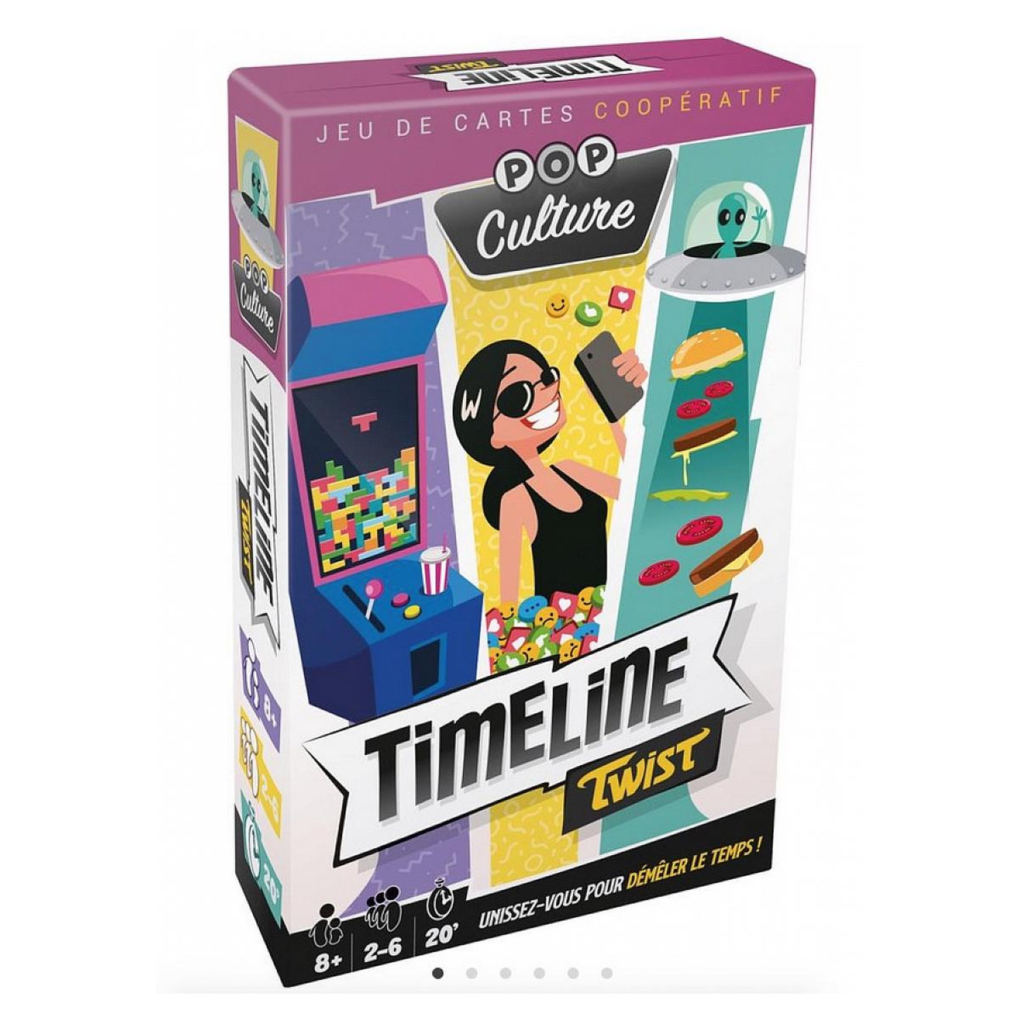 Voir la diapositive 1 : Asmodee Timeline twist Pop culture
