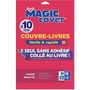 Voir la diapositive 1 : OXFORD Lot de 10 couvres-livres cristal lisse