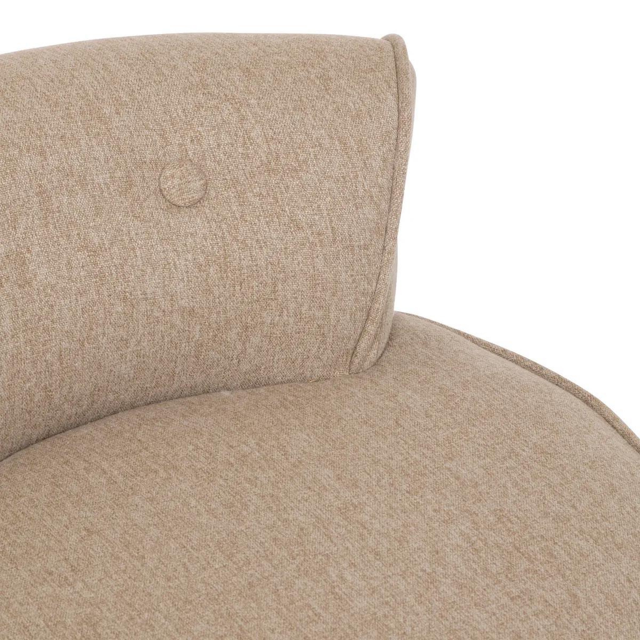 Voir la diapositive 2 : ATMOSPHERA Tabouret d'appoint en tissu  firmin  58cm beige